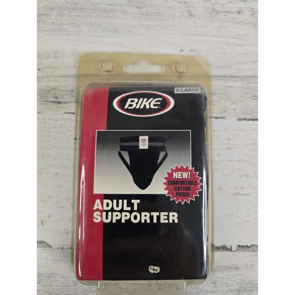 Vintage Bike Adult Supporter Jockstrap Black XL 40-42 7119 3 Inch Waistband NEW